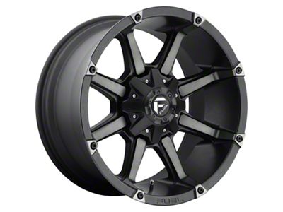 Fuel Wheels Coupler Matte Black Double Dark Tint 8-Lug Wheel; 20x10; -12mm Offset (06-08 RAM 1500 Mega Cab)
