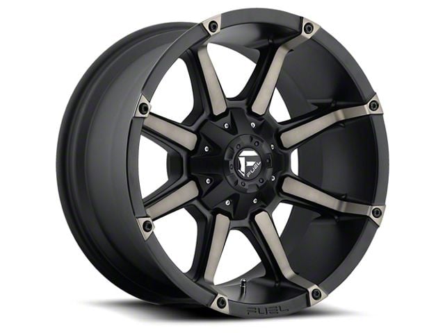Fuel Wheels Coupler Matte Black Double Dark Tint 8-Lug Wheel; 20x9; 1mm Offset (06-08 RAM 1500 Mega Cab)