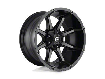 Fuel Wheels Coupler Matte Black Double Dark Tint 6-Lug Wheel; 22x12; -44mm Offset (19-25 RAM 1500)