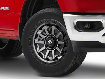 Fuel Wheels Covert Matte Gunmetal with Black Bead Ring 6-Lug Wheel; 20x9; 20mm Offset (19-25 RAM 1500)