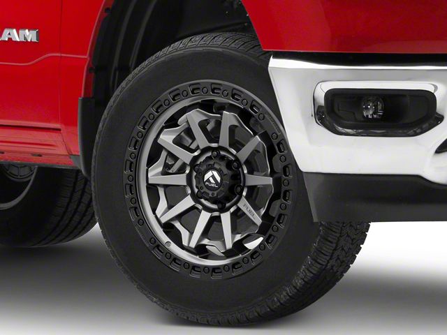 Fuel Wheels Covert Matte Gunmetal with Black Bead Ring 6-Lug Wheel; 20x9; 20mm Offset (19-24 RAM 1500)