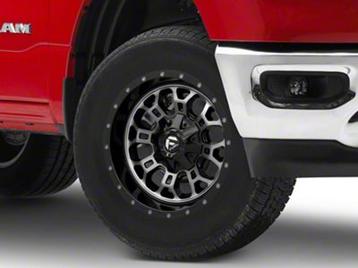 Fuel Wheels Crush Gloss Machined Double Dark Tint 6-Lug Wheel; 18x9; -12mm Offset (19-24 RAM 1500)