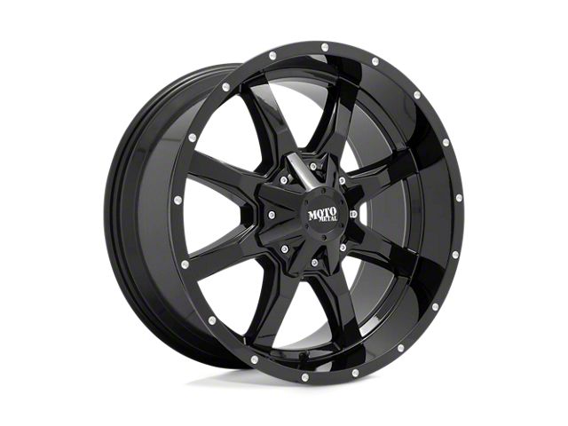 Fuel Wheels Diesel Gloss Black Milled 8-Lug Wheel; 20x12; -44mm Offset (06-08 RAM 1500 Mega Cab)