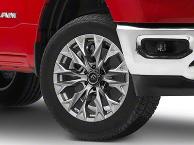 Fuel Wheels Flame Platinum 6-Lug Wheel; 20x10; -18mm Offset (19-25 RAM 1500)