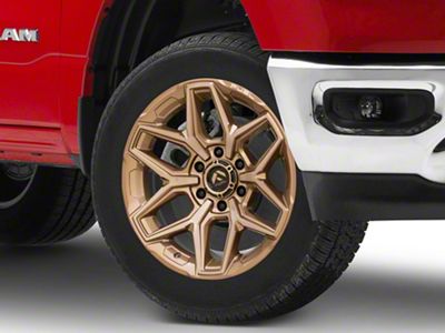 Fuel Wheels Flux Platinum Bronze 6-Lug Wheel; 20x9; 1mm Offset (19-25 RAM 1500)