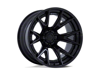 Fuel Wheels Fusion Forged Catalyst Matte Black with Gloss Black Lip 6-Lug Wheel; 22x10; -18mm Offset (19-24 RAM 1500)