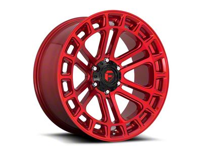 Fuel Wheels Heater Candy Red Machined 6-Lug Wheel; 18x9; 1mm Offset (19-25 RAM 1500)