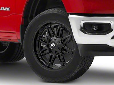 Fuel Wheels Hostage Gloss Black 6-Lug Wheel; 20x9; 1mm Offset (19-25 RAM 1500)
