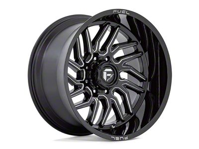 Fuel Wheels Hurricane Gloss Black Milled 6-Lug Wheel; 20x10; -18mm Offset (19-25 RAM 1500)