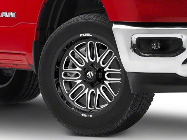 Fuel Wheels Ignite Gloss Black Milled 6-Lug Wheel; 20x10; -19mm Offset (19-24 RAM 1500)