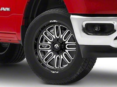 Fuel Wheels Ignite Gloss Black Milled 6-Lug Wheel; 20x9; 1mm Offset (19-25 RAM 1500)