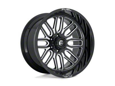 Fuel Wheels Ignite Gloss Black Milled 6-Lug Wheel; 22x12; -43mm Offset (19-25 RAM 1500)