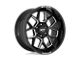 Fuel Wheels Lethal Chrome with Gloss Black Lip 8-Lug Wheel; 20x10; -19mm Offset (06-08 RAM 1500 Mega Cab)