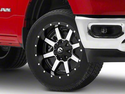 Fuel Wheels Maverick Matte Black Machined 6-Lug Wheel; 20x10; -18mm Offset (19-24 RAM 1500)
