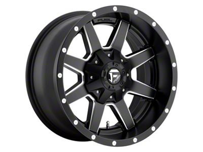 Fuel Wheels Maverick Matte Black Milled 8-Lug Wheel; 18x9; -12mm Offset (06-08 RAM 1500 Mega Cab)