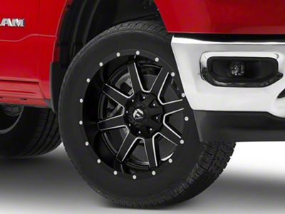 Fuel Wheels Maverick Matte Black Milled 6-Lug Wheel; 20x10; -24mm Offset (19-24 RAM 1500)