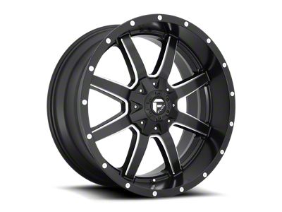 Fuel Wheels Maverick Matte Black Milled 6-Lug Wheel; 24x12; -44mm Offset (19-24 RAM 1500)