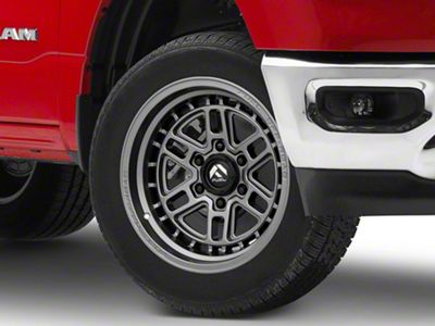 Fuel Wheels Nitro Matte Gunmetal 6-Lug Wheel; 20x9; 1mm Offset (19-25 RAM 1500)