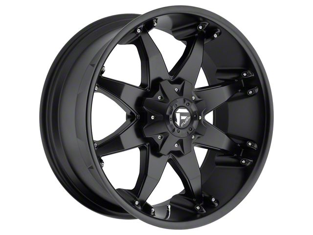 Fuel Wheels Octane Matte Black 8-Lug Wheel; 20x12; -44mm Offset (06-08 RAM 1500 Mega Cab)