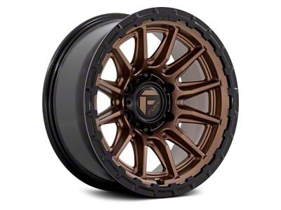 Fuel Wheels Piston Matte Bronze with Gloss Black Lip 6-Lug Wheel; 20x10; -18mm Offset (19-25 RAM 1500)