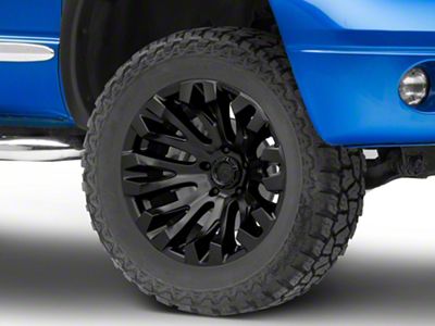 Fuel Wheels Quake Blackout 5-Lug Wheel; 20x10; -18mm Offset (02-08 RAM 1500, Excluding Mega Cab)