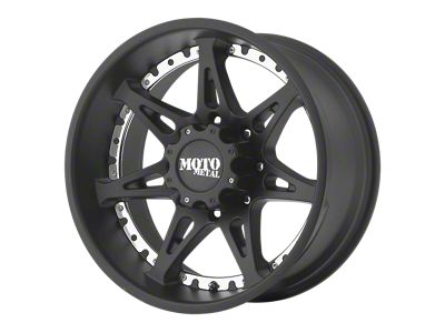 Fuel Wheels Rampage Matte Gunmetal with Black Lip 8-Lug Wheel; 22x12; -44mm Offset (06-08 RAM 1500 Mega Cab)