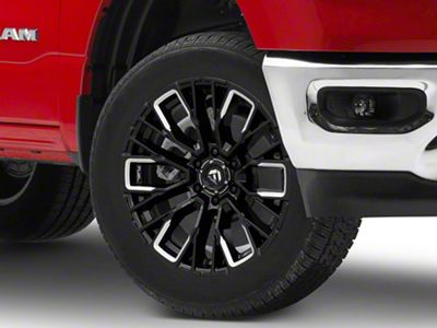 Fuel Wheels Rebar Gloss Black Milled 6-Lug Wheel; 20x10; -18mm Offset (19-24 RAM 1500)