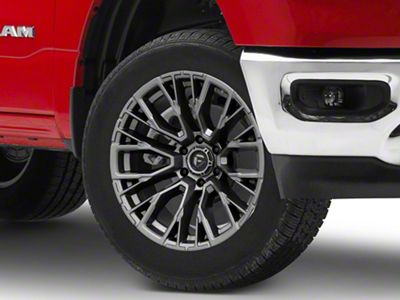 Fuel Wheels Rebar Matte Gunmetal 6-Lug Wheel; 20x9; 1mm Offset (19-25 RAM 1500)