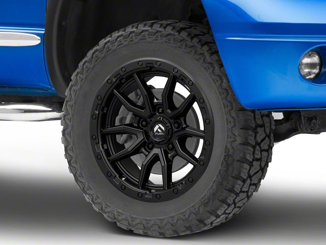 Fuel Wheels Rebel Matte Black 5-Lug Wheel; 20x10; -18mm Offset (02-08 RAM 1500, Excluding Mega Cab)