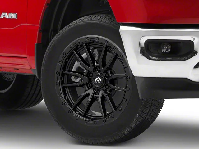 Fuel Wheels Rebel Matte Black 6-Lug Wheel; 20x9; 1mm Offset (19-24 RAM 1500)