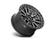 Fuel Wheels Rebel Matte Gunmetal with Black Bead Ring 5-Lug Wheel; 18x9; -12mm Offset (02-08 RAM 1500, Excluding Mega Cab)