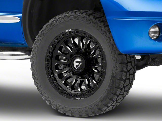 Ram Fuel Rincon Fuel Wheels RAM 1500 Rincon Gloss Black Milled 8-Lug Wheel; 20x9; 1mm ...