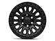 Fuel Wheels Rincon Matte Black with Gloss Black Lip 6-Lug Wheel; 18x9; -12mm Offset (19-24 RAM 1500)