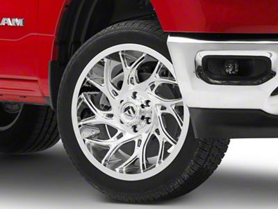 Fuel Wheels Runner Chrome 6-Lug Wheel; 24x12; -44mm Offset (19-24 RAM 1500)