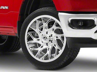 Fuel Wheels Runner Chrome 6-Lug Wheel; 24x14; -75mm Offset (19-25 RAM 1500)