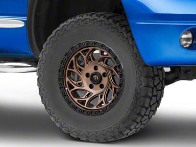 Fuel Wheels Runner OR Bronze with Black Ring 5-Lug Wheel; 18x9; 1mm Offset (02-08 RAM 1500, Excluding Mega Cab)