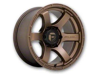 Fuel Wheels Rush Textured Bronze 6-Lug Wheel; 18x9; 1mm Offset (19-25 RAM 1500)