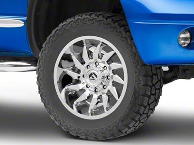 Fuel Wheels Saber Chrome 8-Lug Wheel; 20x10; -18mm Offset (06-08 RAM 1500 Mega Cab)
