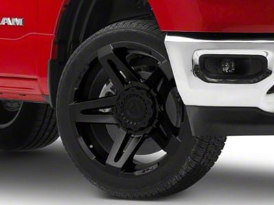 Fuel Wheels SFJ Matte Black 6-Lug Wheel; 22x14; -75mm Offset (19-25 RAM 1500)