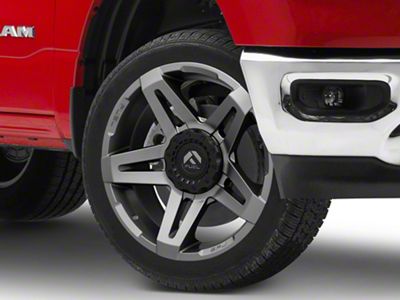 Fuel Wheels SFJ Matte Gunmetal 6-Lug Wheel; 22x14; -75mm Offset (19-25 RAM 1500)