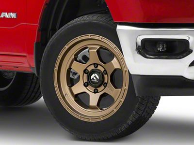 Fuel Wheels Shok Matte Bronze 6-Lug Wheel; 20x9; 1mm Offset (19-25 RAM 1500)