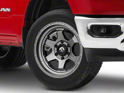 Fuel Wheels Shok Matte Gunmetal 6-Lug Wheel; 20x9; 19mm Offset (19-25 RAM 1500)