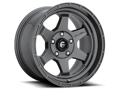 Fuel Wheels Shok Textured Anthracite 6-Lug Wheel; 18x9; 1mm Offset (19-25 RAM 1500)
