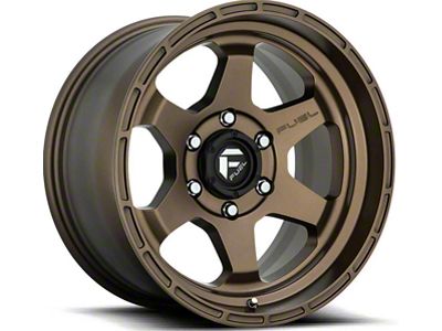 Fuel Wheels Shok Textured Bronze 6-Lug Wheel; 18x9; 1mm Offset (19-25 RAM 1500)
