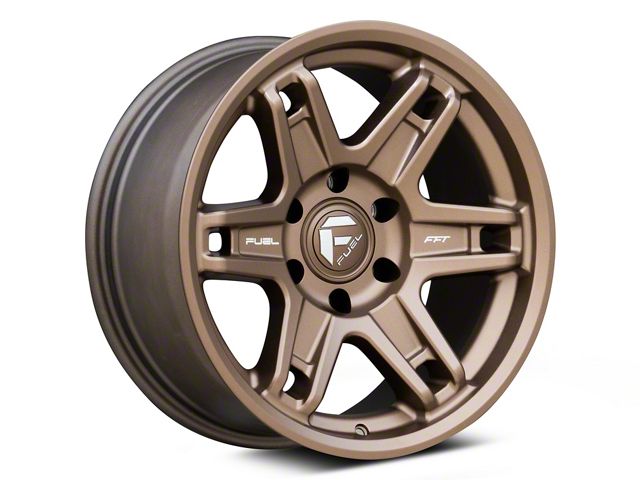 Fuel Wheels Slayer Matte Bronze 6-Lug Wheel; 18x8.5; -15mm Offset (19-24 RAM 1500)