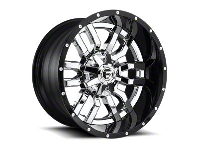 Fuel Wheels Sledge Chrome 6-Lug Wheel; 22x10; -13mm Offset (19-25 RAM 1500)