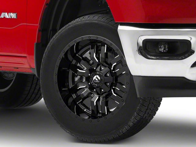Fuel Wheels Sledge Gloss Black Milled 6-Lug Wheel; 20x10; -19mm Offset (19-24 RAM 1500)