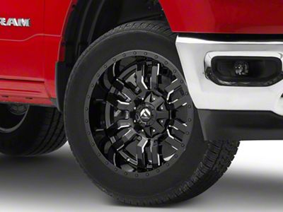Fuel Wheels Sledge Gloss Black Milled 6-Lug Wheel; 20x9; 20mm Offset (19-25 RAM 1500)