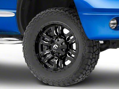 Fuel Wheels Sledge Gloss Black Milled 8-Lug Wheel; 20x10; -18mm Offset (06-08 RAM 1500 Mega Cab)