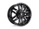 Fuel Wheels Sledge Gloss Black Milled 5-Lug Wheel; 22x10; 10mm Offset (02-08 RAM 1500, Excluding Mega Cab)